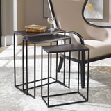 Coreene Iron Nesting Tables Set/3 thumbnail 5