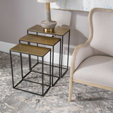 Coreene Gold Nesting Tables Set/3 thumbnail 6