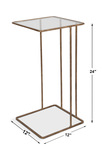 Cadmus Gold Accent Table thumbnail 2