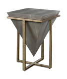 Bertrand Shagreen Accent Table thumbnail 1