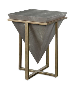 Bertrand Shagreen Accent Table