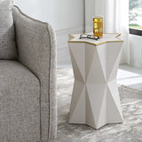 Capella White Accent Table thumbnail 6