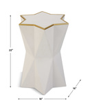 Capella White Accent Table thumbnail 3