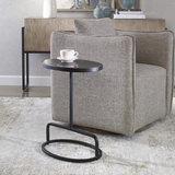 Jessenia Black Marble Accent Table thumbnail 5