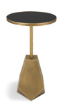 Comet Geometric Bronze Accent Table thumbnail 4