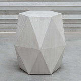 Volker White Geometric Accent Table thumbnail 6