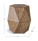 Volker Honey Geometric Accent Table thumbnail 2