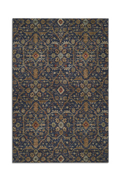 Juniper Navy Area Rug - 5′0″ X 7′6″