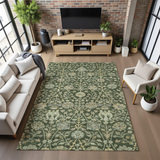 Juniper Green Area Rug - 8′0″ X 10′0″ thumbnail 3