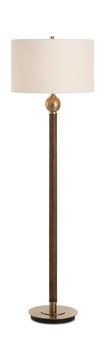 Keros Dark Oak Floor Lamp