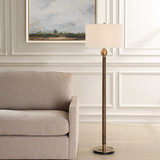 Keros Dark Oak Floor Lamp thumbnail 2
