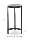 Eternity Iron & Glass Accent Table thumbnail 2