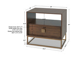 Bexley Walnut Side Table thumbnail 4