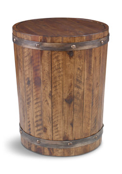 Ceylon Wine Barrel Side Table