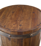 Ceylon Wine Barrel Side Table thumbnail 4