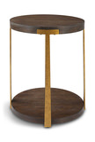 Palisade Round Wood Side Table thumbnail 5