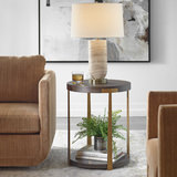 Palisade Round Wood Side Table thumbnail 9