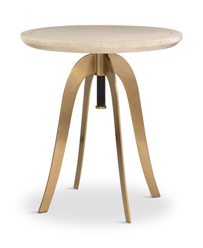 Alice Oak Adjustable Accent Table