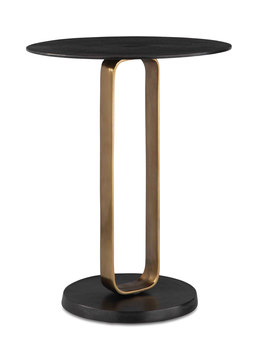 Aperture Brass Accent Table
