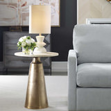 Midsummer Antique Brass Accent Table thumbnail 3