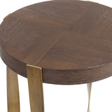 Drew Brass Accent Table thumbnail 5