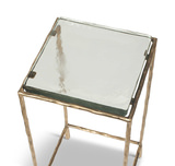 Ovard Antiqued Gold Accent Table thumbnail 3