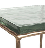 Ovard Antiqued Gold Accent Table thumbnail 4