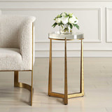 Midas Antique Gold Accent Table thumbnail 7