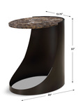 Welling Modern Metal Side Table thumbnail 5