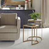 Lindon Travertine Nesting Tables Set/2 thumbnail 7