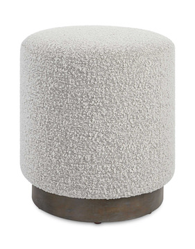 Avila Light Gray Ottoman