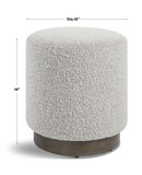 Avila Light Gray Ottoman thumbnail 4