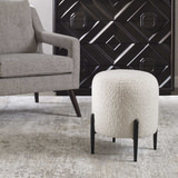 Arles White Shearling Ottoman thumbnail 7