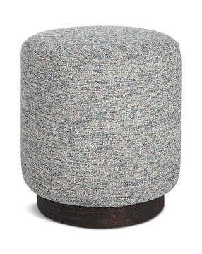 Avila Tweed Round Ottoman