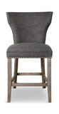 Arnaud Charcoal Counter Stool thumbnail 1