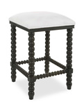 Pryce Black Backless Counter Stool thumbnail 1
