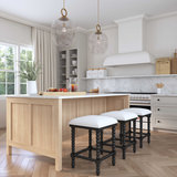 Pryce Black Backless Counter Stool thumbnail 6