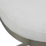 Ivanna Backless Silver Counter Stool thumbnail 2