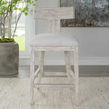 Idris White Counter Stool thumbnail 10