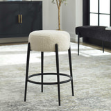 Arles Plush Counter Stool thumbnail 4