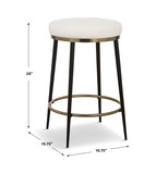 Ensemble Cream Counter Stool thumbnail 3