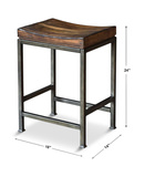 Beck Wood Counter Stool thumbnail 2