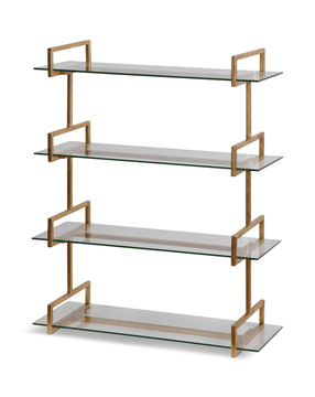 Auley Gold Wall Shelf