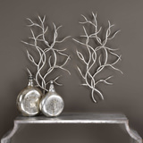 Silver Branches Wall Art Set/2 thumbnail 3