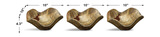 Tamarine Wood Wall Art Set/3 thumbnail 3