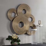Ahmet Gold Rings Wall Decor thumbnail 7