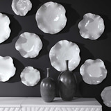 Abella Ceramic Wall Decor Set/3 White thumbnail 10