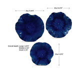 Abella Blue Ceramic Wall Decor Set/3 thumbnail 3