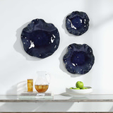 Abella Blue Ceramic Wall Decor Set/3 thumbnail 7