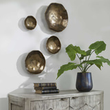 Lucky Coins Brass Wall Bowls Set/4 thumbnail 7